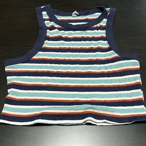 Sky & Sparrow ribbed striped tank - Picture 1 of 3